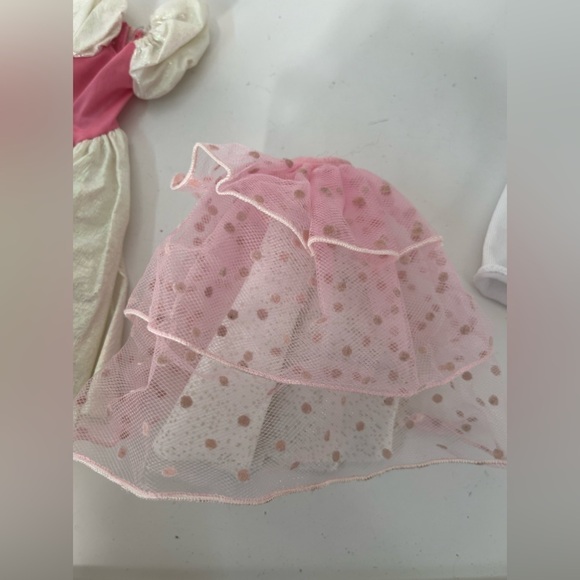 Vintage Barbie Clothing Lot of 3 My First Barbie Princess 1989 Dress Maxi Skirt - Picture 3 of 10